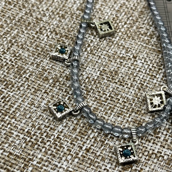 ✨ Vintage Napier Azure Dreams 16-18" Station Necklace - Picture 15 of 17